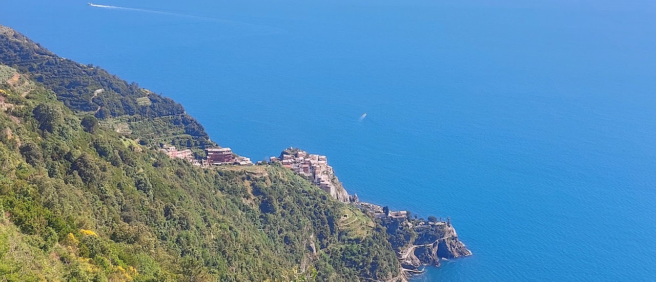 manarola 5 terre vista dall'alto